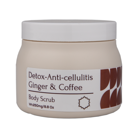 Detox-Anti-Cellulitis Scrub. Achieve radiant skin, reduce cellulite, and balance your energy with this powerful blend.