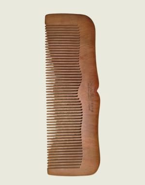 wooden comb representing hair care products 